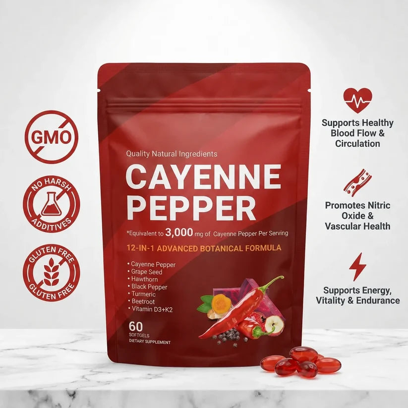 Vitalex Cayenne Pepper Softgels