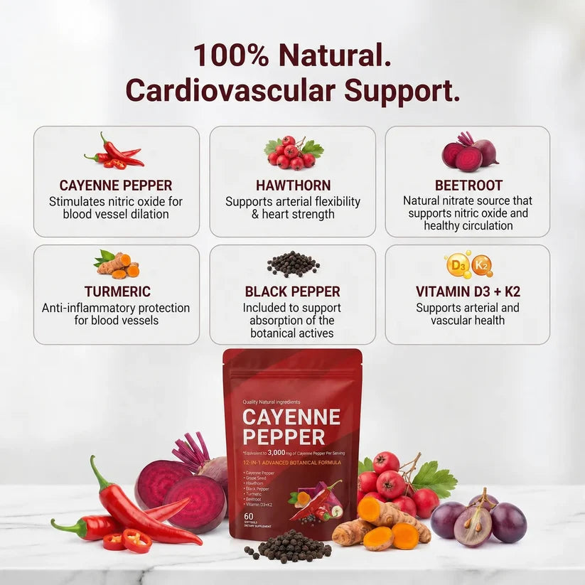 Vitalex Cayenne Pepper Softgels